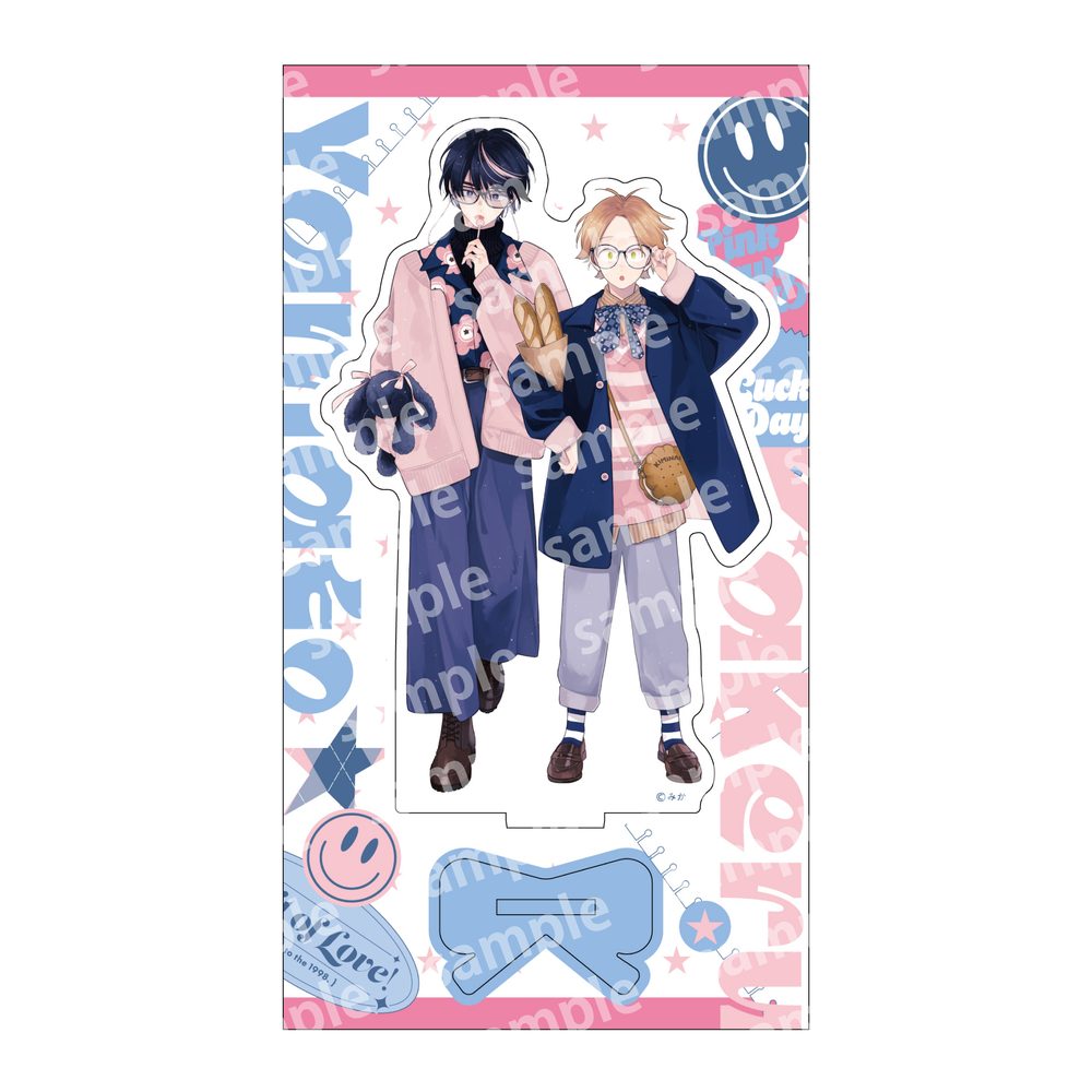 アクリルスタンド PINK/NAVY TRAD. CLUB Ver. 君には届かない。 (Acrylic Stand Pink / Navy Trad. Club Ver. "I Cannot Reach You.")