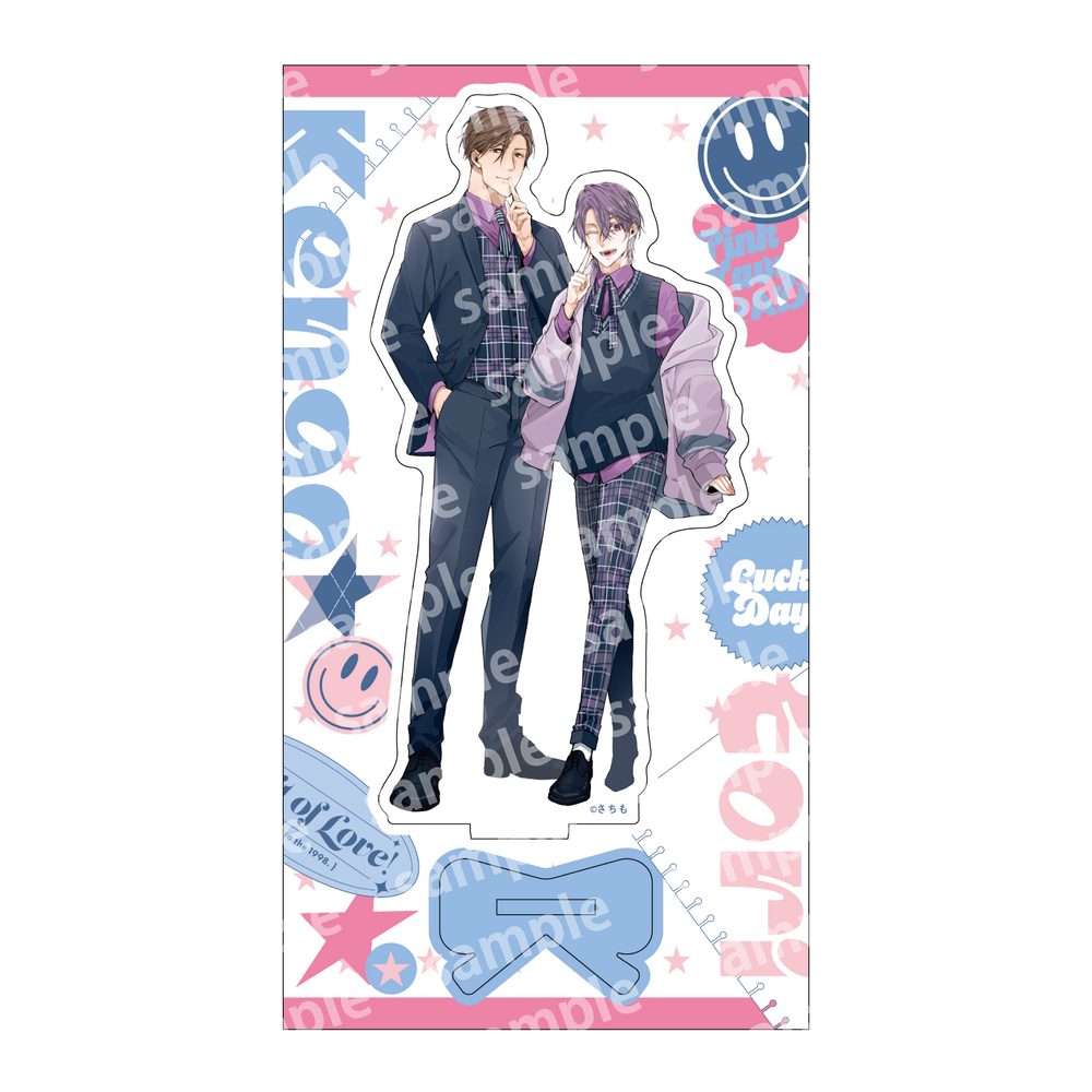 アクリルスタンド PINK/NAVY TRAD. CLUB Ver. 好いも甘いも (Acrylic Stand Pink / Navy Trad. Club Ver. "Suimo Amaimo")