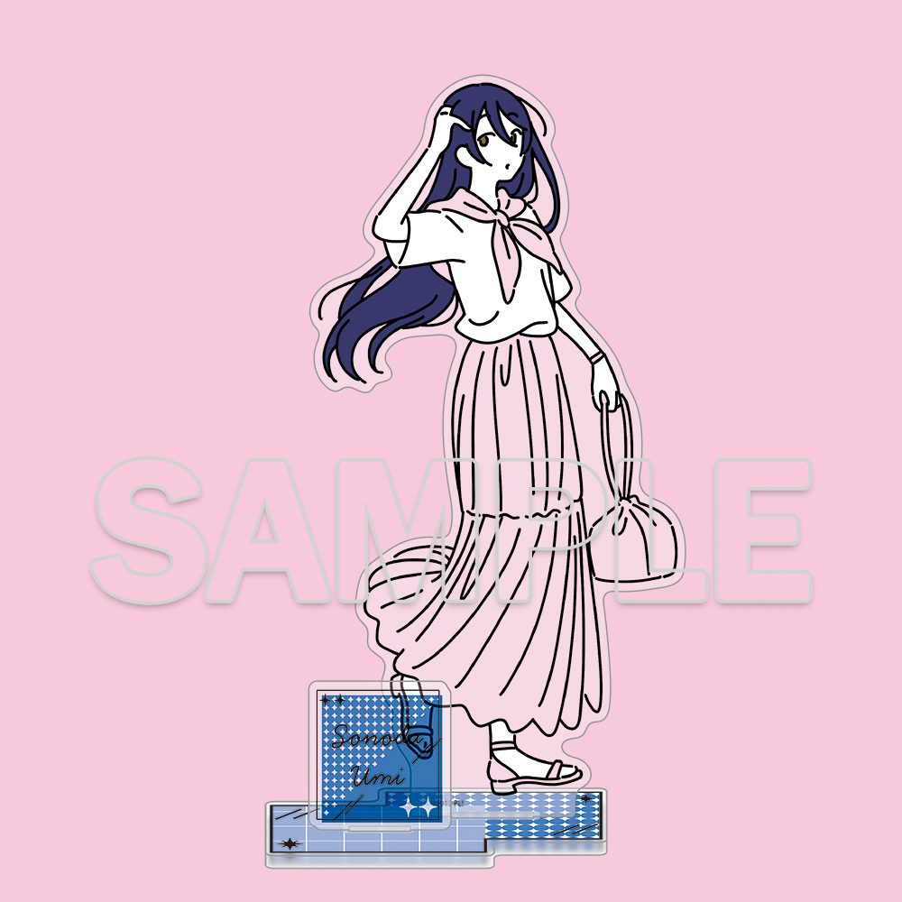 ラブライブ! お散歩は季節をまとって。 アクリルフィギュア 園田海未 ("Love Live!" Osanpo wa Kisetsu wo Matotte. Acrylic Figure Sonoda Umi)