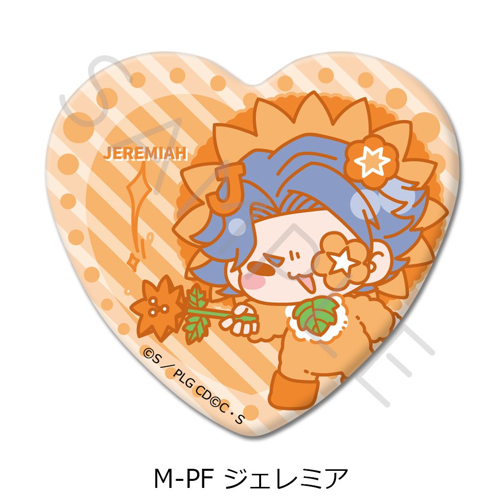 コードギアス 反逆のルルーシュ 第6弾 ハート型缶バッジ M-PF ジェレミア ("Code Geass Lelouch of the Rebellion" Vol. 6 Heart Can Badge M-PF Jeremiah)