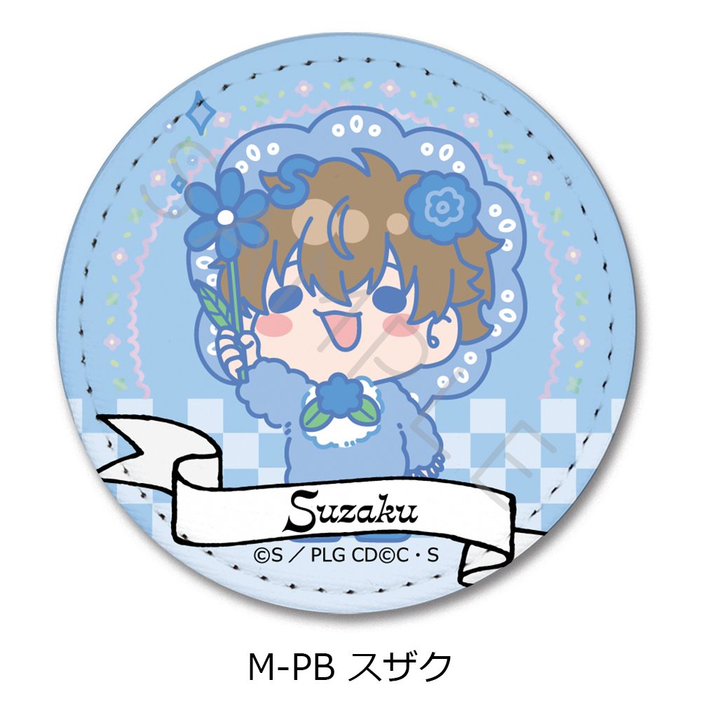 コードギアス 反逆のルルーシュ 第6弾 レザーバッジ(丸形) M-PB スザク ("Code Geass Lelouch of the Rebellion" Vol. 6 Leather Badge (Round) M-PB Suzaku)