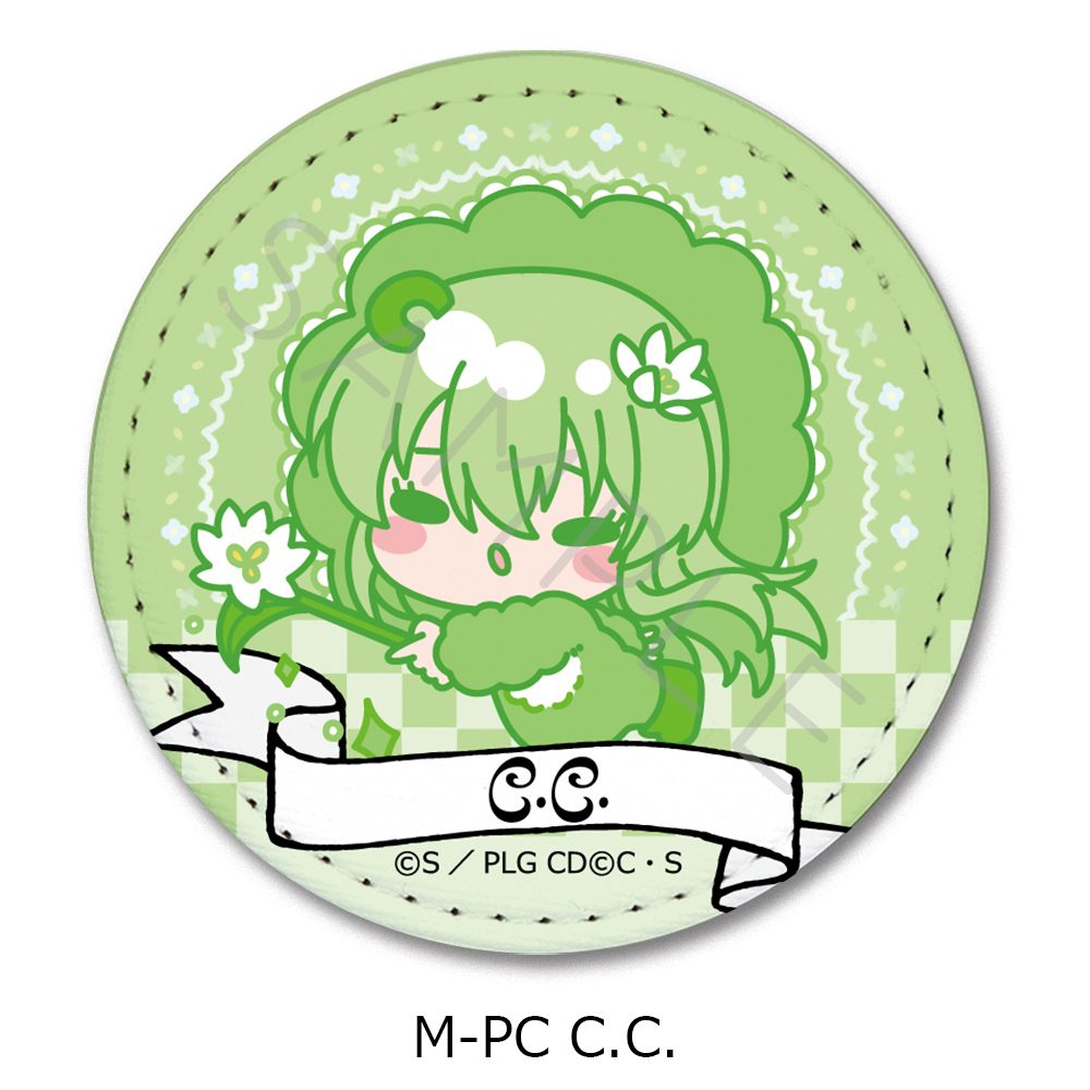 コードギアス 反逆のルルーシュ 第6弾 レザーバッジ(丸形) M-PC C.C. ("Code Geass Lelouch of the Rebellion" Vol. 6 Leather Badge (Round) M-PC C.C.)