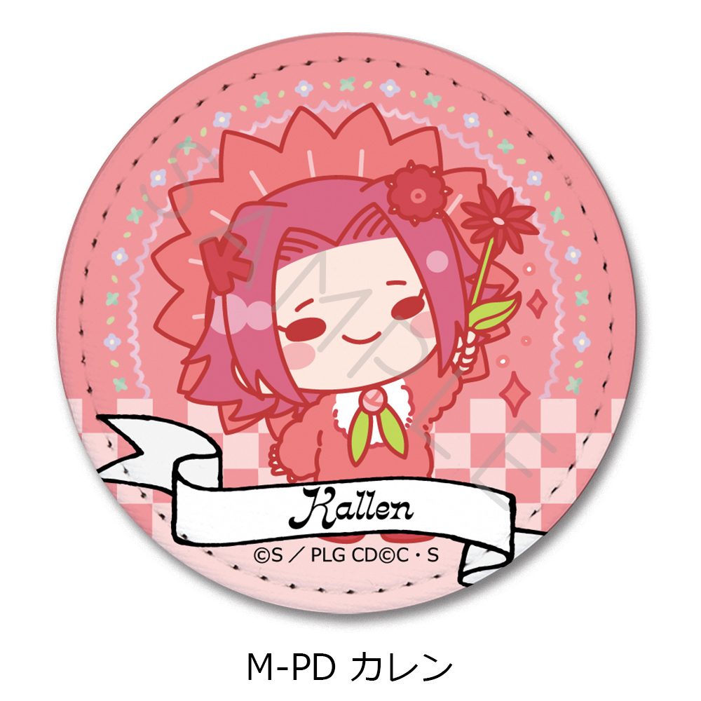 コードギアス 反逆のルルーシュ 第6弾 レザーバッジ(丸形) M-PD カレン ("Code Geass Lelouch of the Rebellion" Vol. 6 Leather Badge (Round) M-PD Kallen)