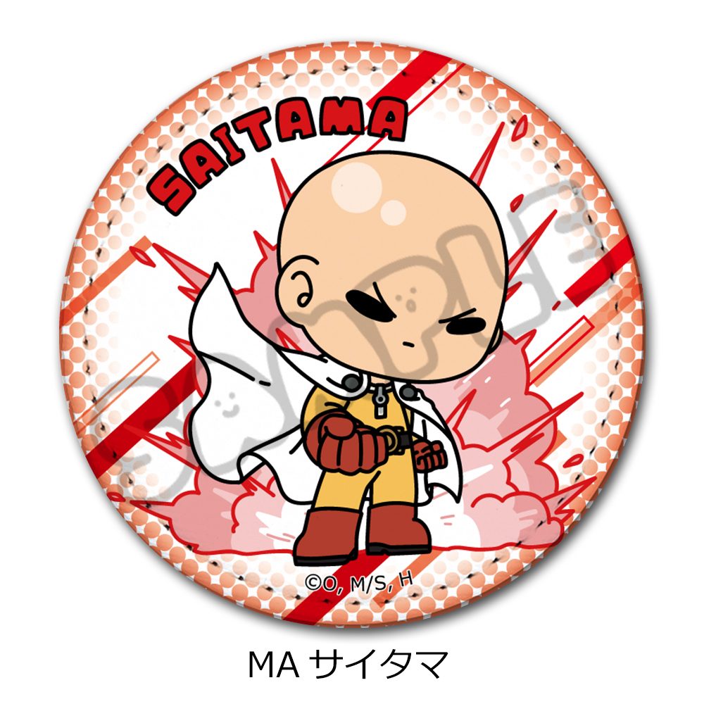 ワンパンマン レザーバッジ(丸形) MA サイタマ ("One-Punch Man" Leather Badge (Round) MA Saitama)