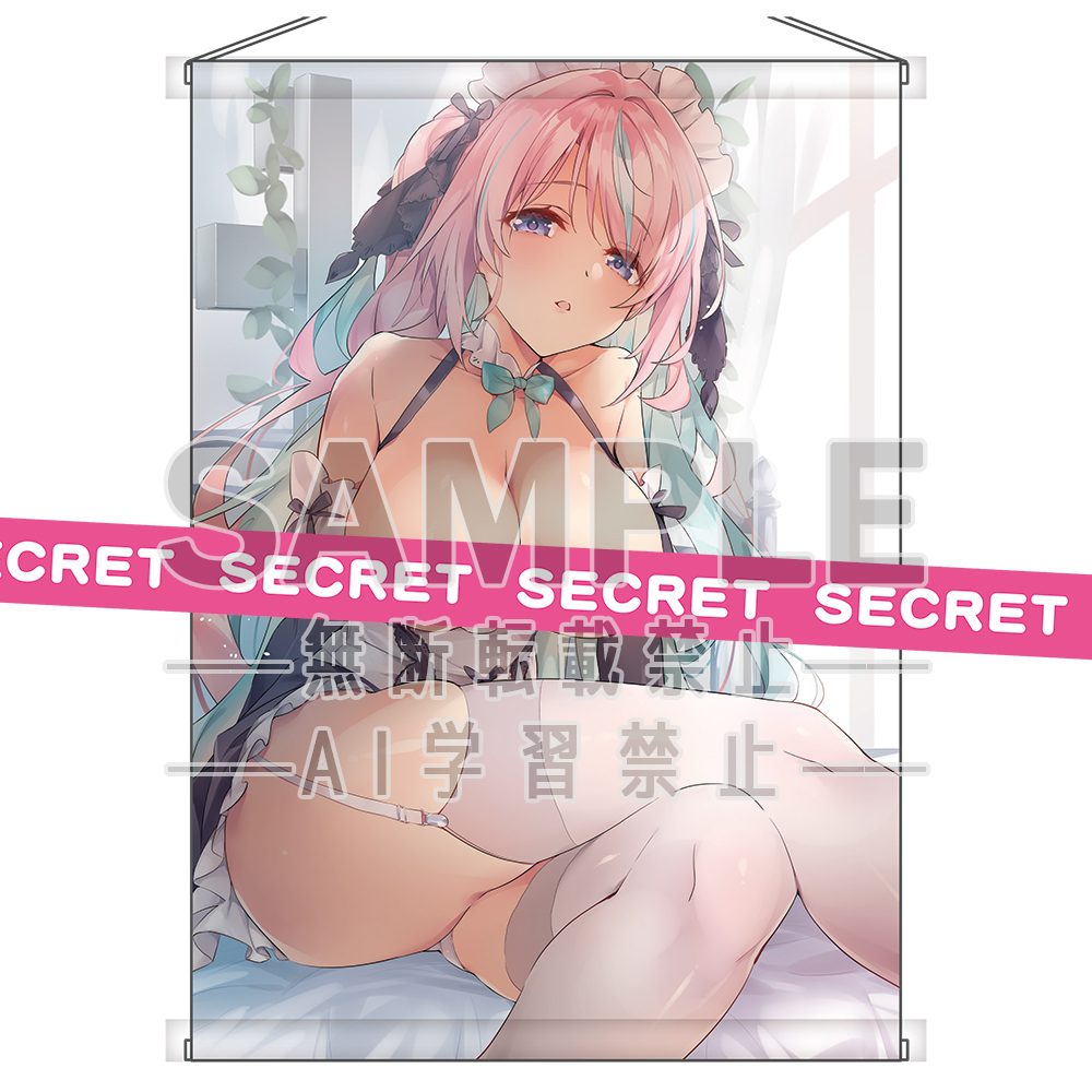 基4描き下ろし 妖艶な眼差しで誘惑してくる彼女♥X-RATEDタペストリー (Moto4 Original Illustration Youen na Manazashi de Yuuwaku Shitekuru Kanojo X-rated Tapestry)