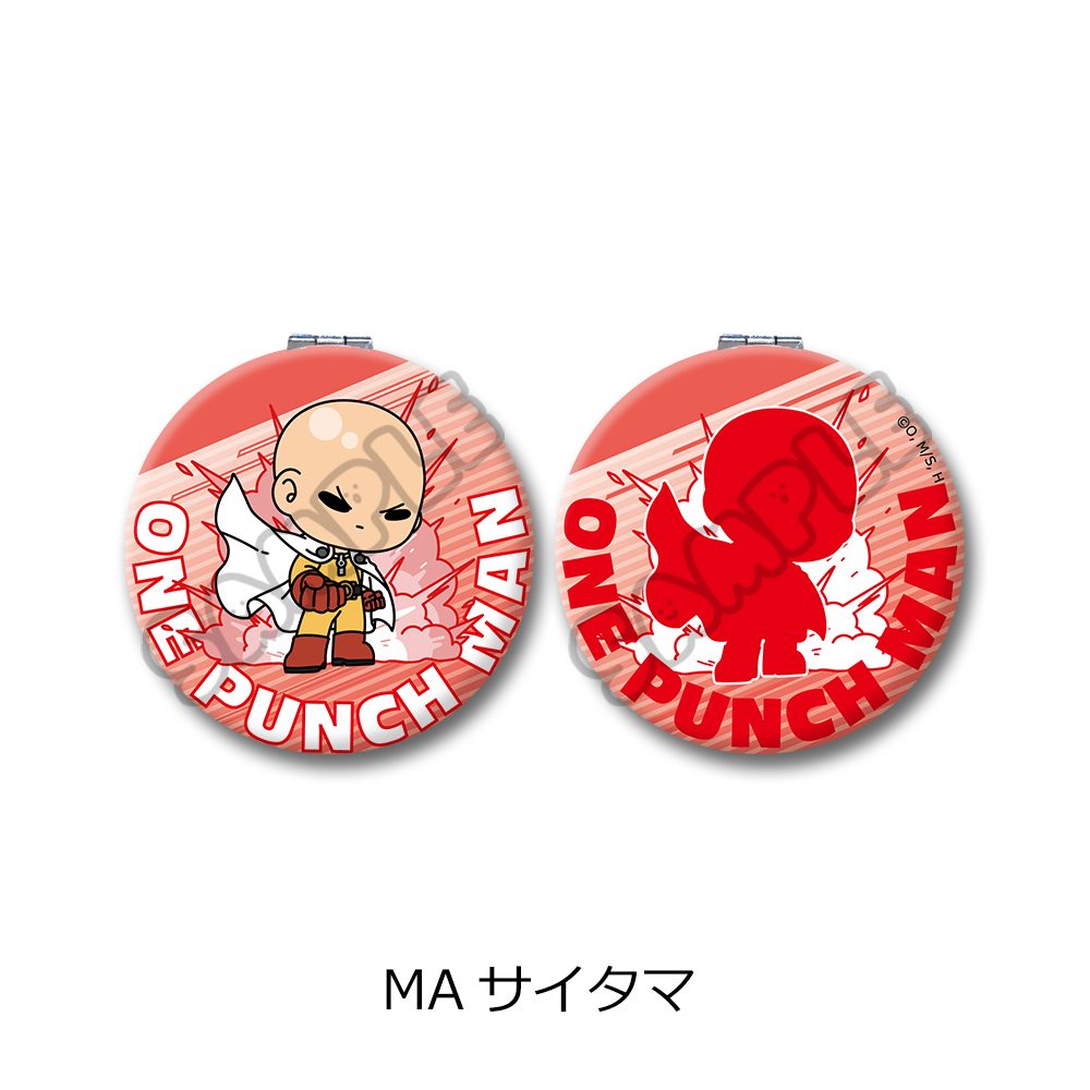 ワンパンマン コンパクトミラー MA サイタマ ("One-Punch Man" Compact Mirror MA Saitama)