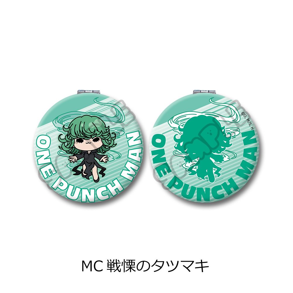 ワンパンマン コンパクトミラー MC 戦慄のタツマキ ("One-Punch Man" Compact Mirror MC Terrible Tornado)