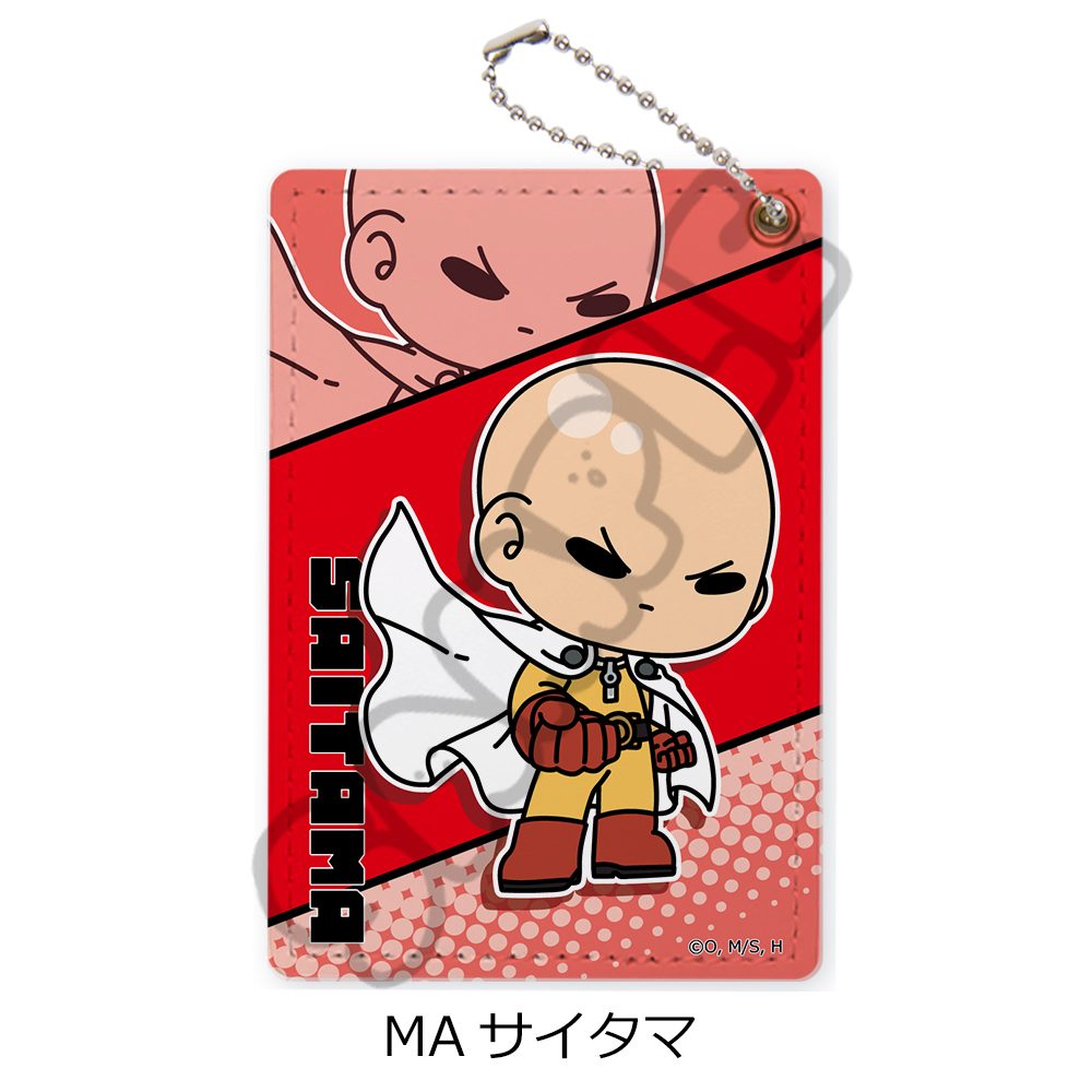 ワンパンマン パスケース MA サイタマ ("One-Punch Man" Pass Case MA Saitama)