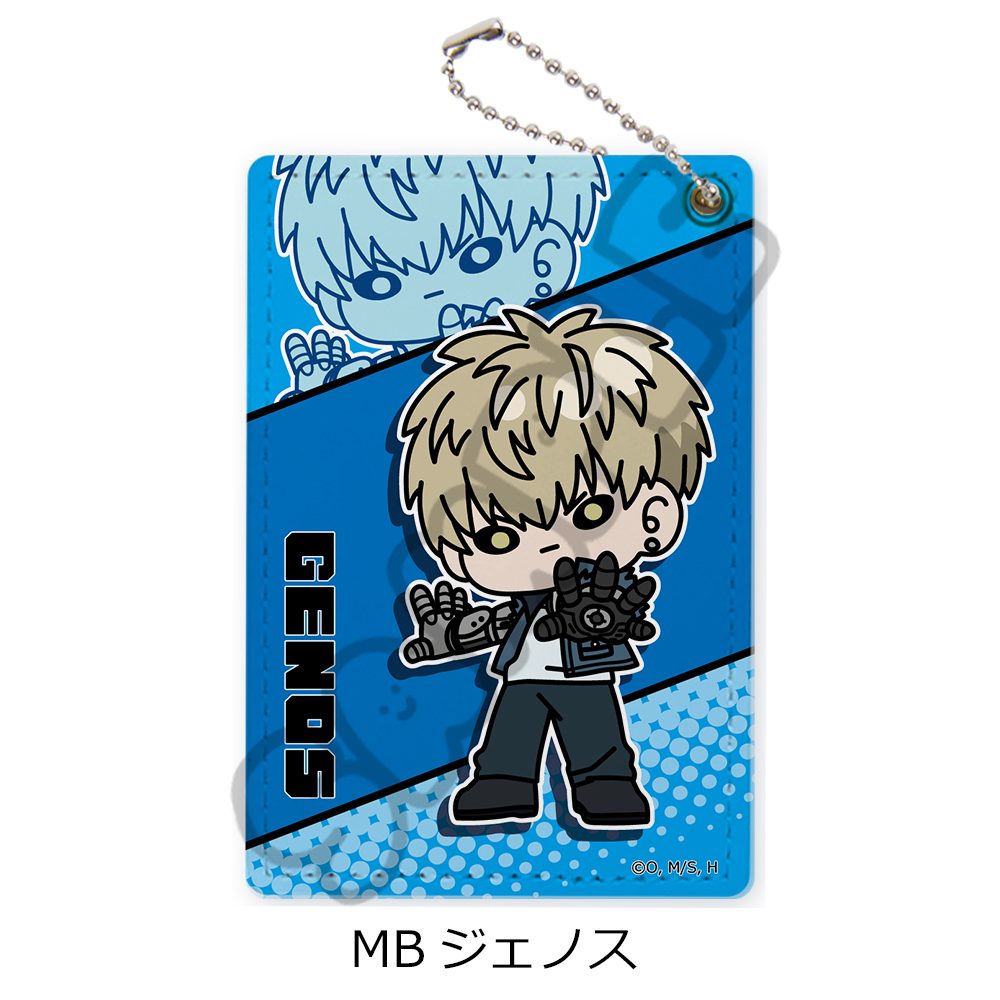 ワンパンマン パスケース MB ジェノス ("One-Punch Man" Pass Case MB Genos)