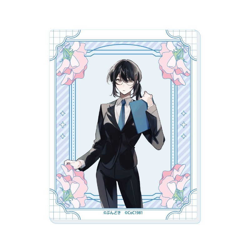 アクリルカード 咲って、スイートピー 02 川崎葵(女性Ver.)(公式イラスト) (Acrylic Card "Waratte, Sweet Pea" 02 Kawasaki Aoi (Female Ver.) (Official Illustration))