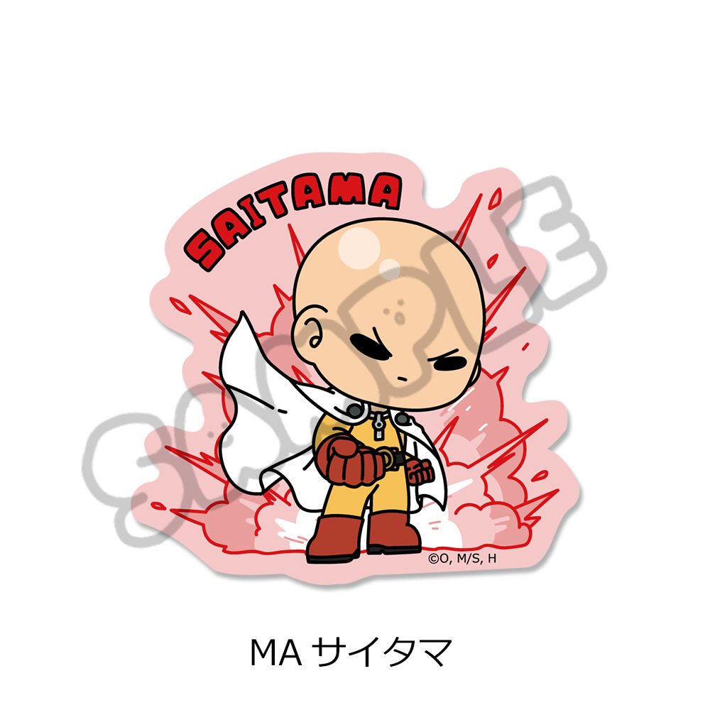 ワンパンマン クリアステッカー MA サイタマ ("One-Punch Man" Clear Sticker MA Saitama)
