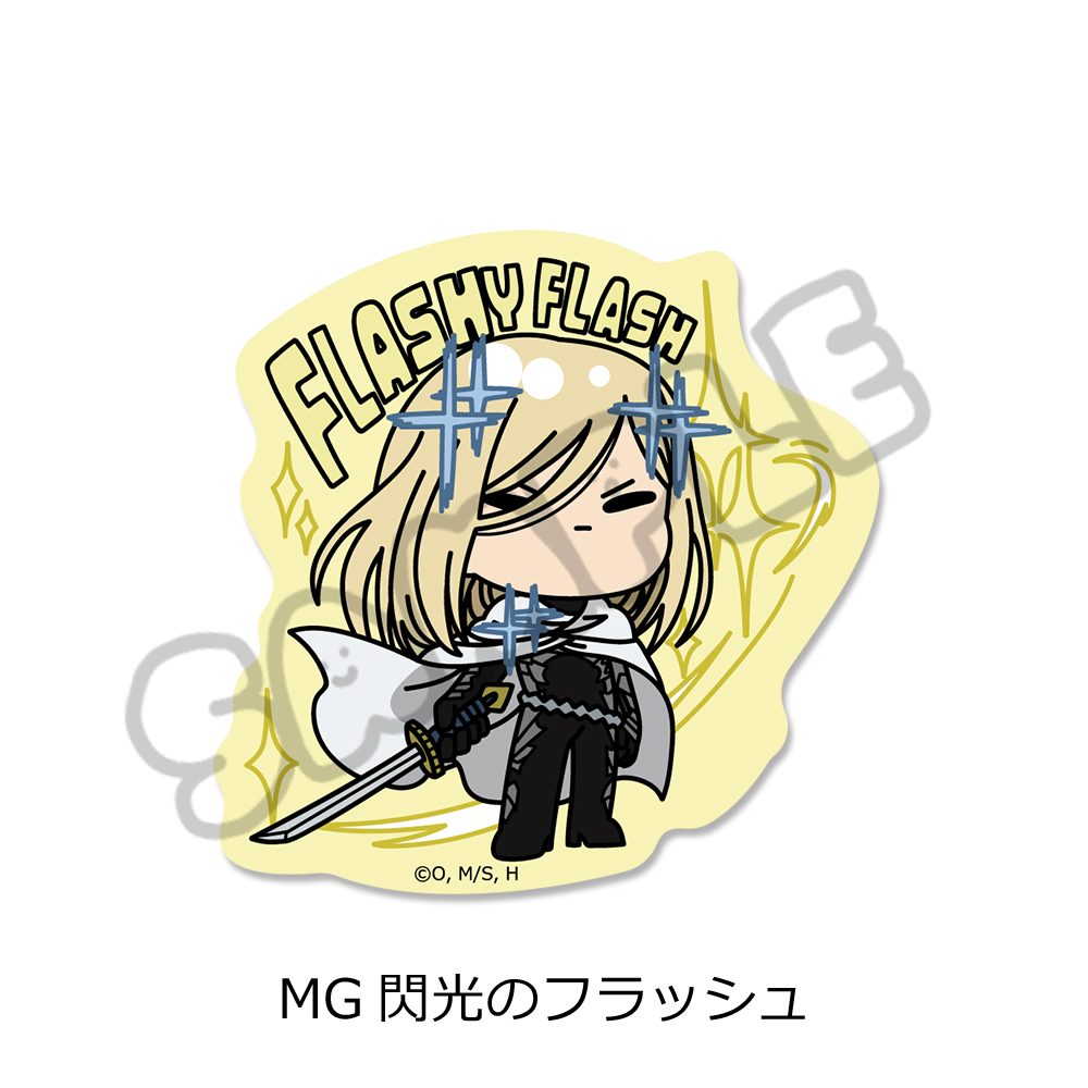 ワンパンマン クリアステッカー MG 閃光のフラッシュ ("One-Punch Man" Clear Sticker MG Flashy Flash)