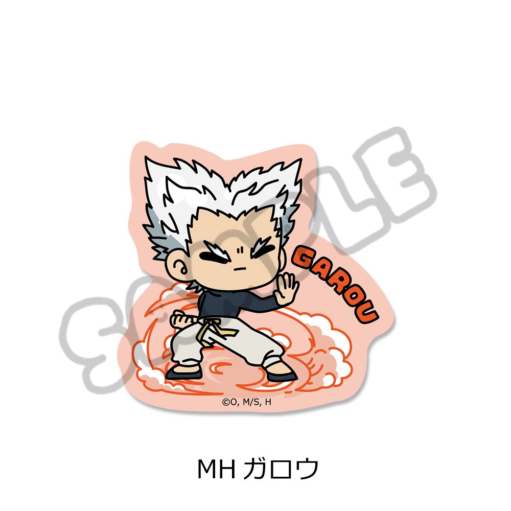 ワンパンマン クリアステッカー MH ガロウ ("One-Punch Man" Clear Sticker MH Garou)