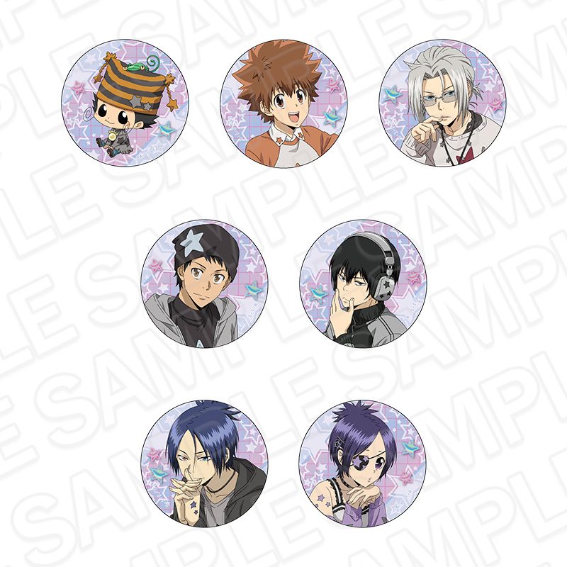 家庭教師ヒットマンREBORN! ホログラムカンバッジ STAR Ver. ("Reborn!" Hologram Can Badge Star Ver.)