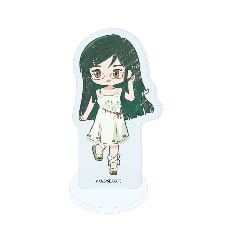 アクリルぷちスタンド 春夏秋冬代行者 春の舞 03 葉桜瑠璃(レトロアートイラスト) (Acrylic Petit Stand "Agents of the Four Seasons: Dance of Spring" 03 Hazakura Ruri (Retro Art Illustration))