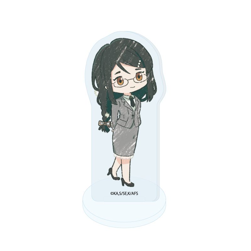 アクリルぷちスタンド 春夏秋冬代行者 春の舞 04 葉桜あやめ(レトロアートイラスト) (Acrylic Petit Stand "Agents of the Four Seasons: Dance of Spring" 04 Hazakura Ayame (Retro Art Illustration))