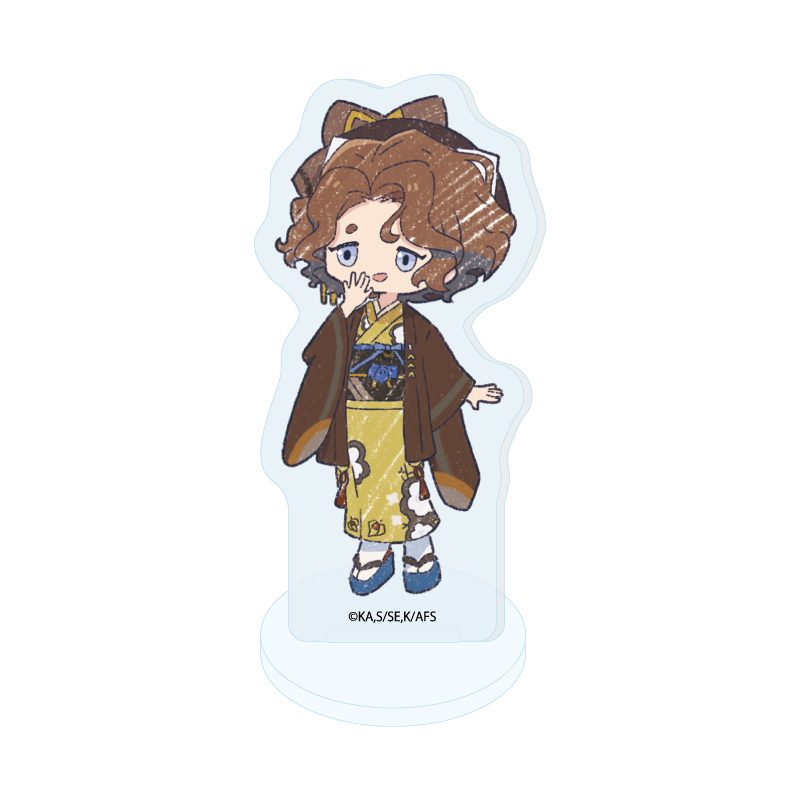 アクリルぷちスタンド 春夏秋冬代行者 春の舞 05 祝月撫子(レトロアートイラスト) (Acrylic Petit Stand "Agents of the Four Seasons: Dance of Spring" 05 Iwaizuki Nadeshiko (Retro Art Illustration))