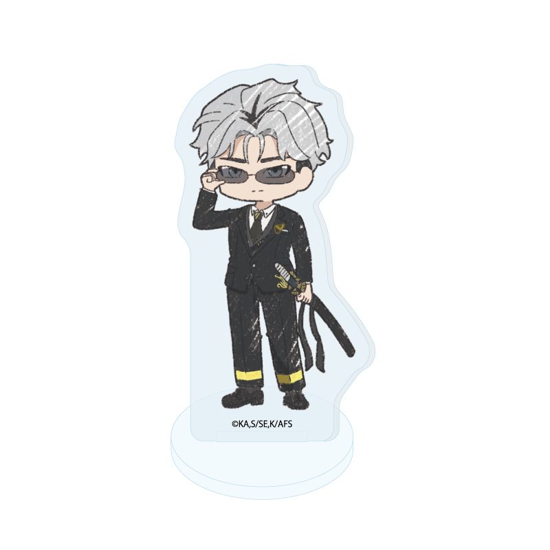 アクリルぷちスタンド 春夏秋冬代行者 春の舞 08 寒月凍蝶(レトロアートイラスト) (Acrylic Petit Stand "Agents of the Four Seasons: Dance of Spring" 08 Kangetsu Itecho (Retro Art Illustration))