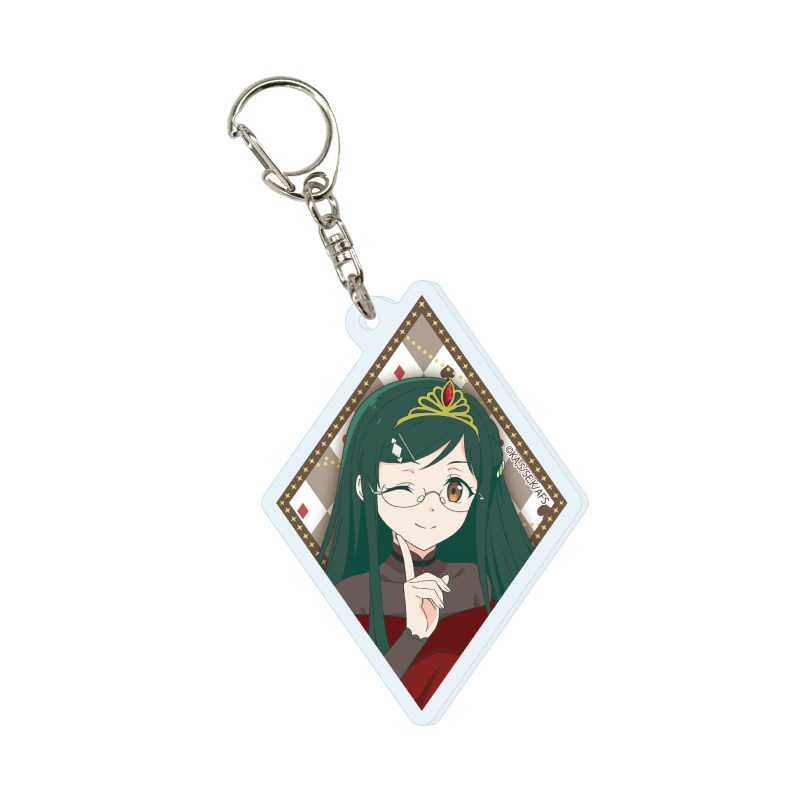 アクリルキーホルダー 春夏秋冬代行者 春の舞 02 葉桜瑠璃(描き下ろしイラスト) (Acrylic Key Chain "Agents of the Four Seasons: Dance of Spring" 02 Hazakura Ruri (Original Illustration))