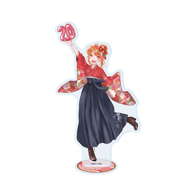 アクリルスタンド 恋愛ラボ 01 倉橋莉子 20周年Ver.(描き下ろしイラスト) (Acrylic Stand "Love Lab" 01 Kurahashi Riko 20th Anniversary Ver. (Original Illustration))
