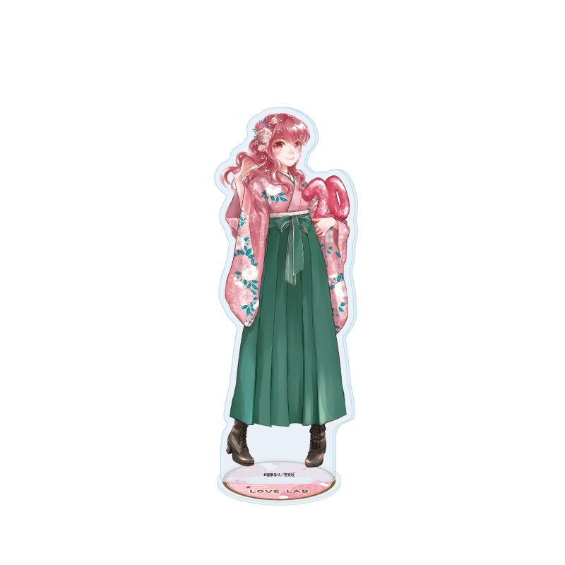 アクリルスタンド 恋愛ラボ 04 榎本結子 20周年Ver.(描き下ろしイラスト) (Acrylic Stand "Love Lab" 04 Enomoto Yuiko 20th Anniversary Ver. (Original Illustration))