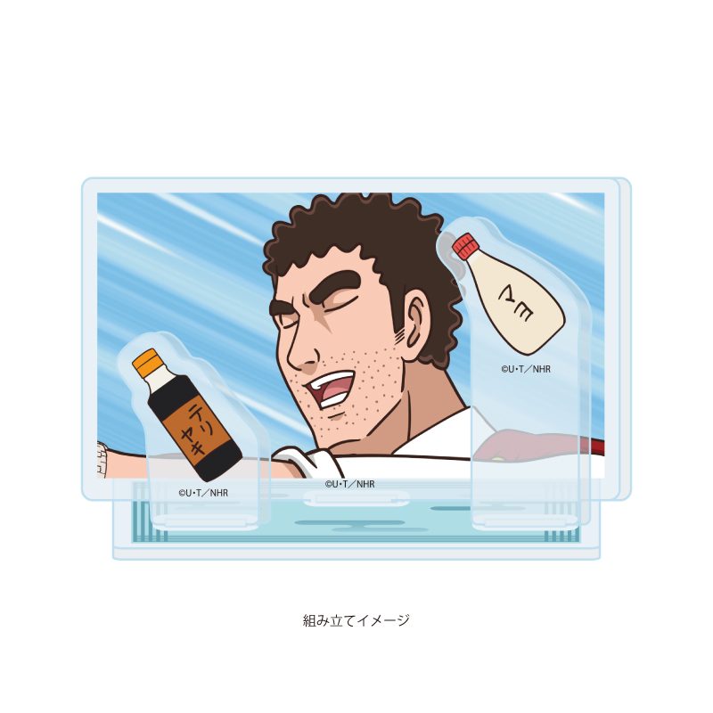 アクリルスタンドプレート 野原ひろし 昼メシの流儀 04 野原ひろしD(場面写イラスト) (Acrylic Stand Plate "Style of Hiroshi Nohara's LUNCH" 04 Nohara Hiroshi D (Scenes Illustration))
