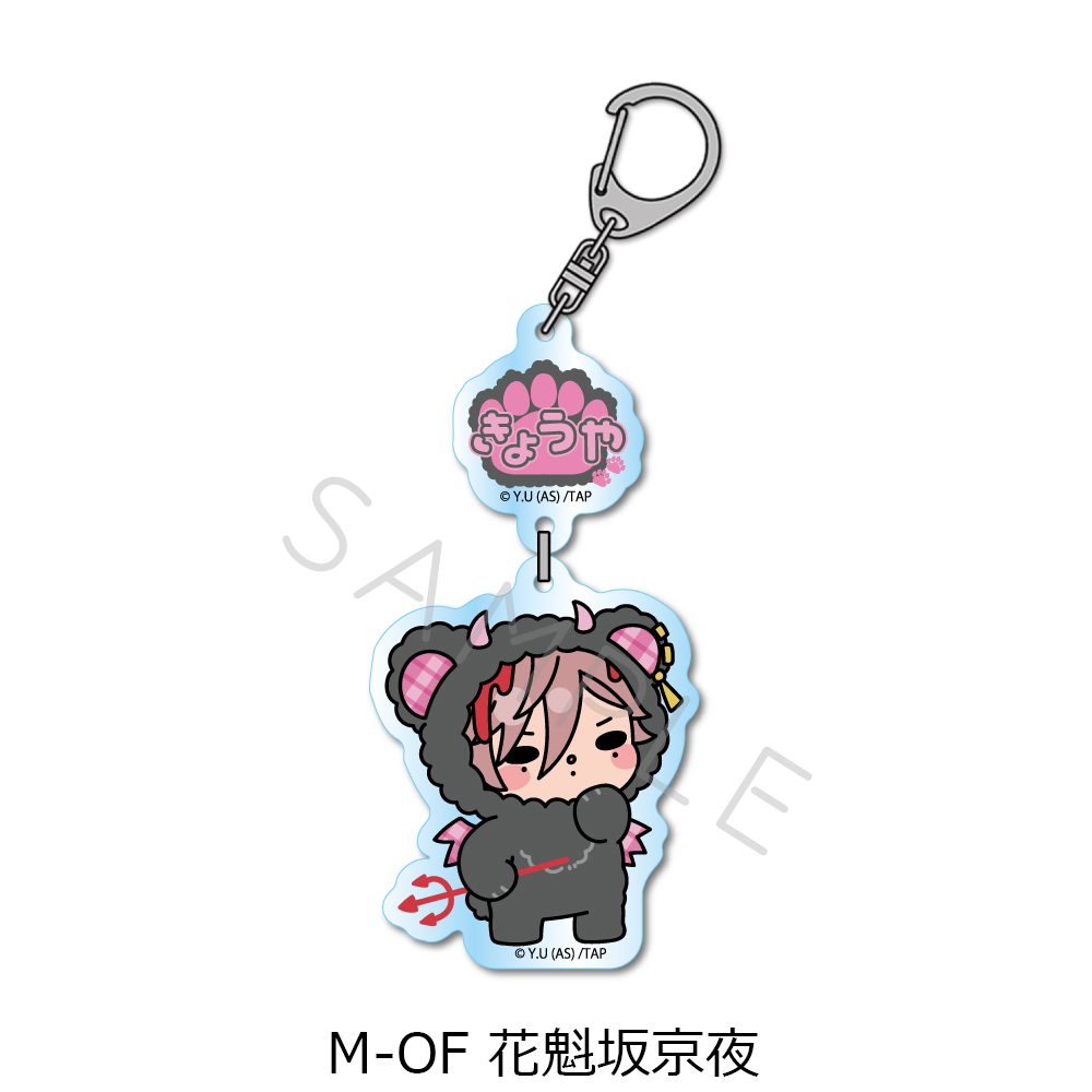 桃源暗鬼 第5弾 アクリルキーホルダー M-OF 花魁坂京夜 ("Tougen Anki" Vol. 5 Acrylic Key Chain M-OF Oiranzaka Kyoya)