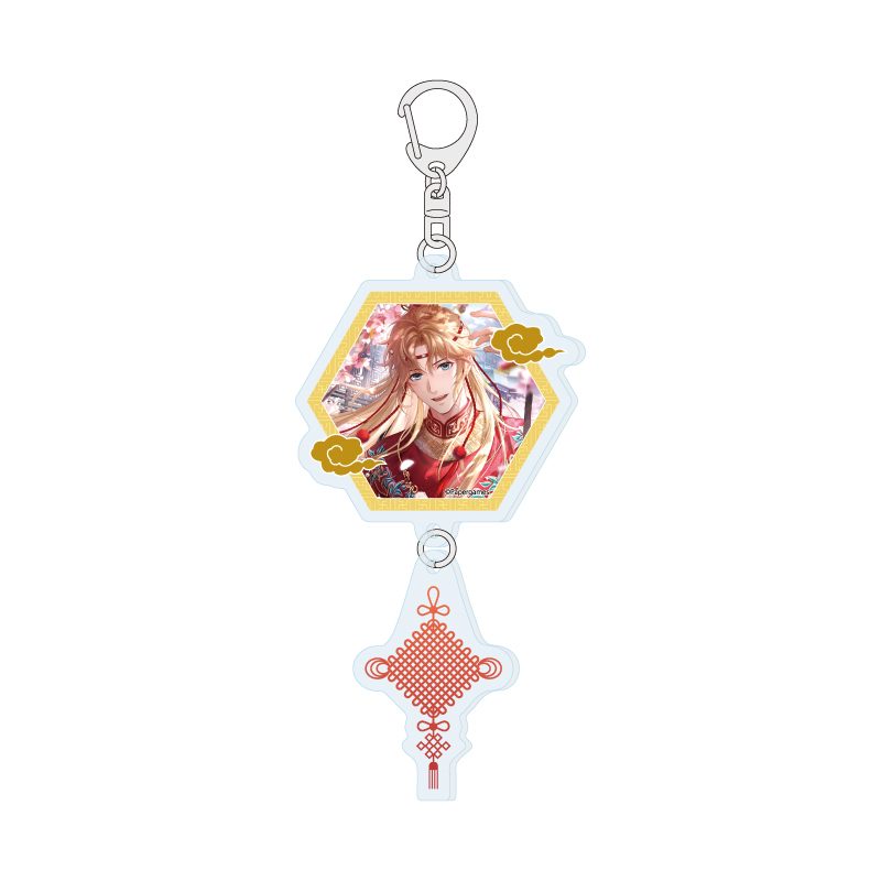連結アクリルキーホルダー 恋とプロデューサー -EVOL×LOVE- 06 キラ(公式イラスト) (Linked Acrylic Key Chain "Mr Love: Queen's Choice" 06 Kiro (Kira) (Official Illustration))