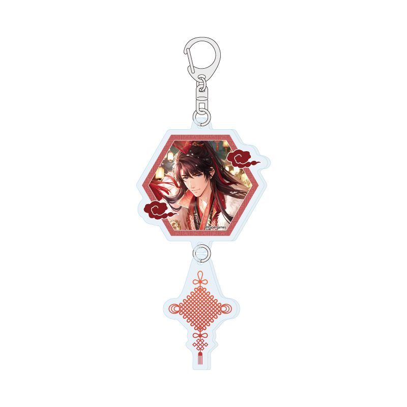 連結アクリルキーホルダー 恋とプロデューサー -EVOL×LOVE- 09 ゼン(公式イラスト) (Linked Acrylic Key Chain "Mr Love: Queen's Choice" 09 Victor (Zen) (Official Illustration))