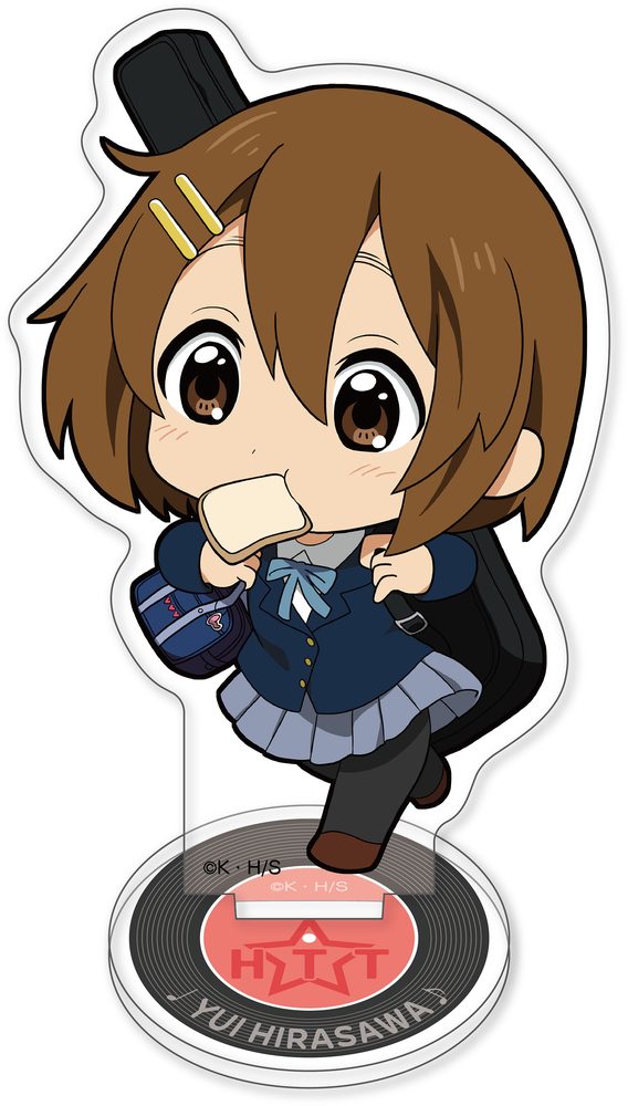 けいおん! 描き起こし アクリルスタンド 唯 ("K-On!" Original Illustration Acrylic Stand Yui)