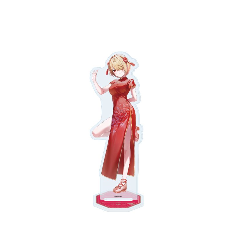 アクリルスタンド ヘブンバーンズレッド 05 茅森月歌 チャイナドレスVer.(描き下ろしイラスト) (Acrylic Stand "Heaven Burns Red" 05 Kayamori Ruka China Dress Ver. (Original Illustration))