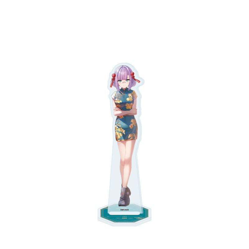 アクリルスタンド ヘブンバーンズレッド 06 樋口聖華 チャイナドレスVer.(描き下ろしイラスト) (Acrylic Stand "Heaven Burns Red" 06 Higuchi Seika China Dress Ver. (Original Illustration))