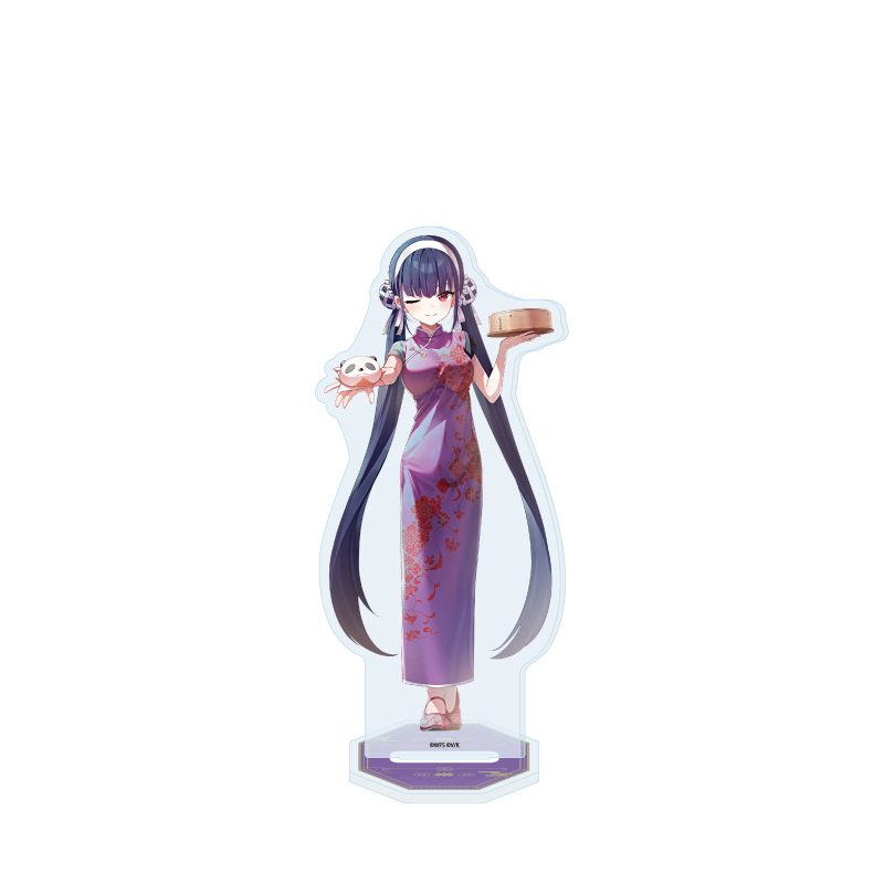 アクリルスタンド ヘブンバーンズレッド 07 佐月マリ チャイナドレスVer.(描き下ろしイラスト) (Acrylic Stand "Heaven Burns Red" 07 Satsuki Mari China Dress Ver. (Original Illustration))