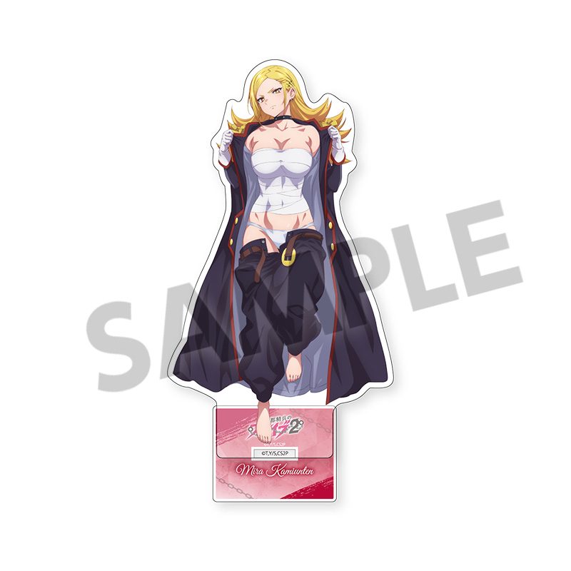 魔都精兵のスレイブ2 描き下ろしアクリルスタンド 上運天美羅 A ("Chained Soldier Season 2" Original Illustration Acrylic Stand Kamiunten Mira A)