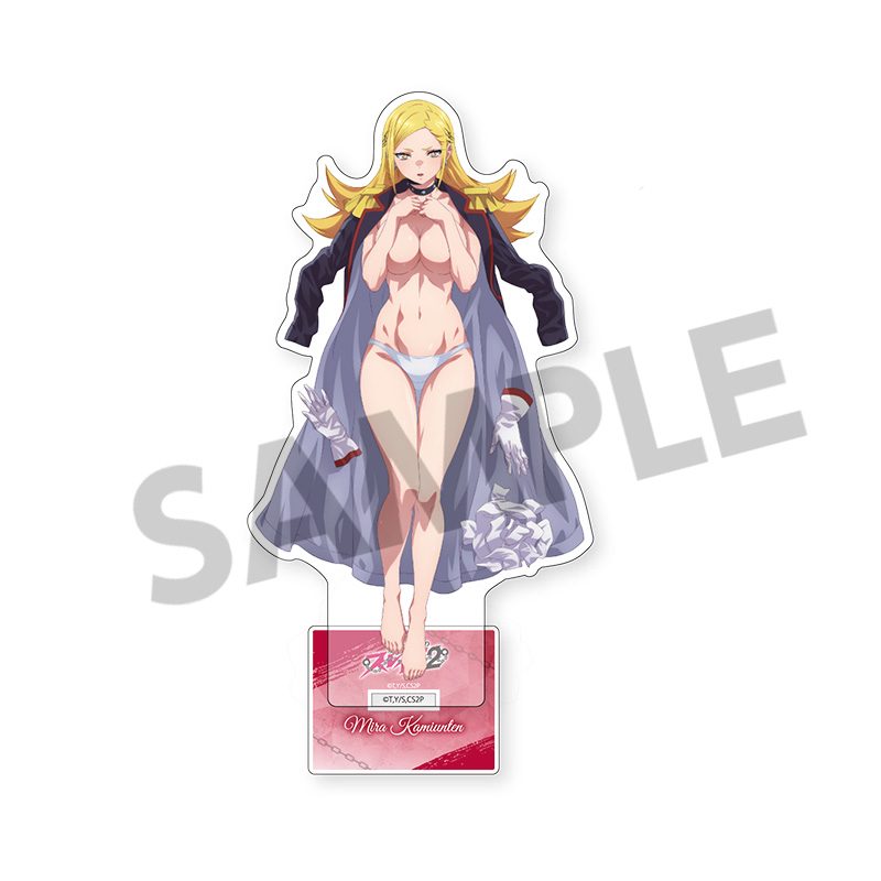 魔都精兵のスレイブ2 描き下ろしアクリルスタンド 上運天美羅 B ("Chained Soldier Season 2" Original Illustration Acrylic Stand Kamiunten Mira B)
