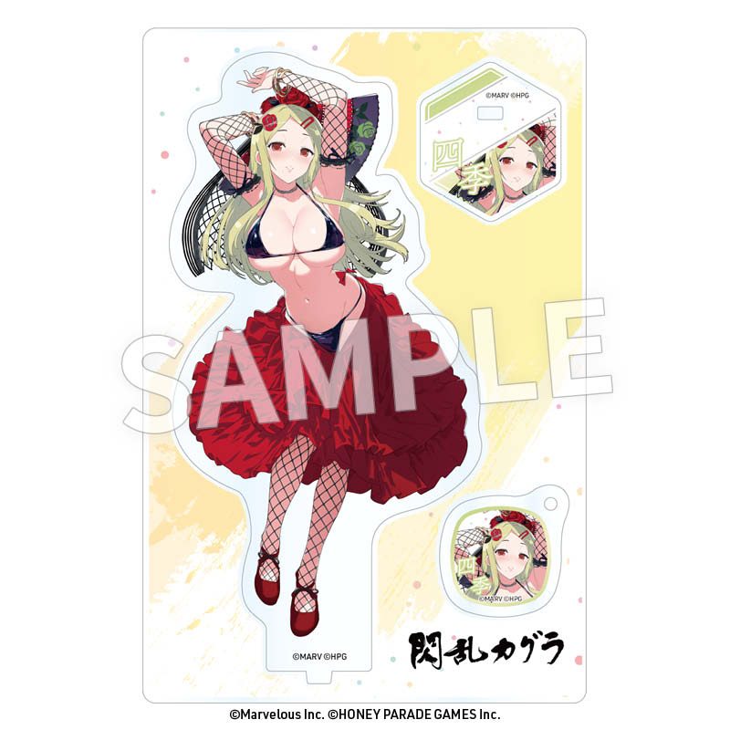 閃乱カグラ アクリルフィギュア 四季(フラメンコ風水着) ("Senran Kagura" Acrylic Figure Shiki (Flamenco Style Swimwear))