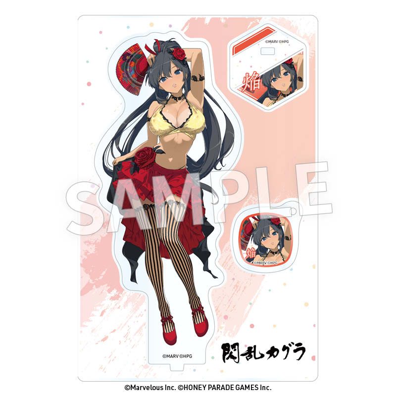 閃乱カグラ アクリルフィギュア 焔(フラメンコ風水着) ("Senran Kagura" Acrylic Figure Homura (Flamenco Style Swimwear))