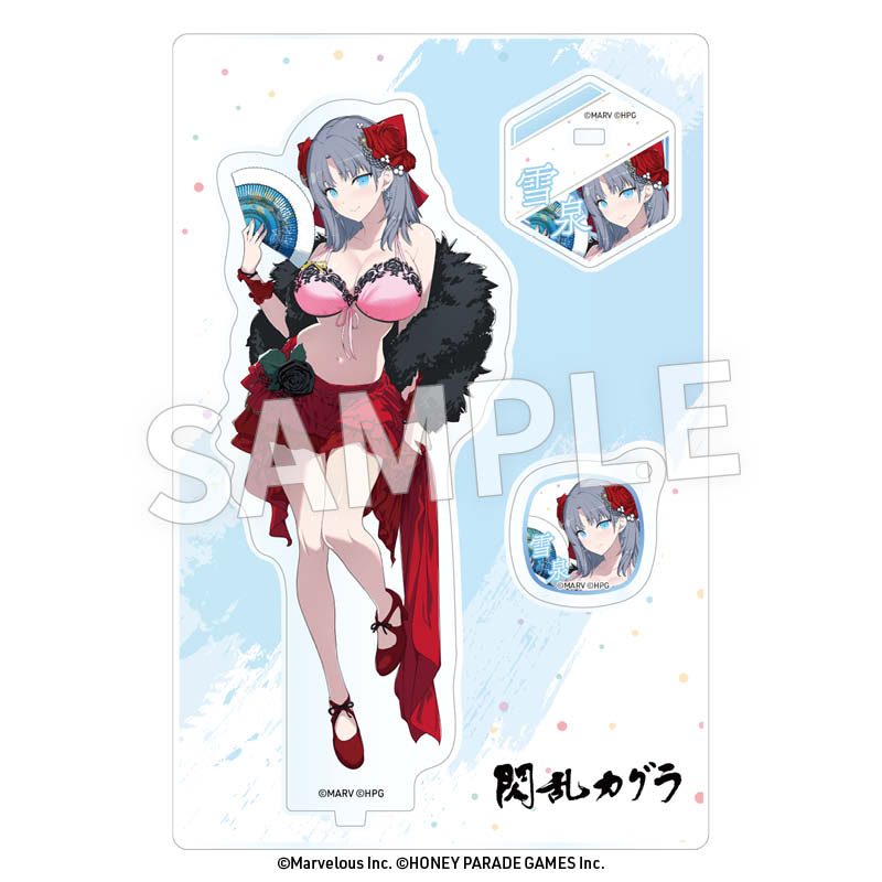 閃乱カグラ アクリルフィギュア 雪泉(フラメンコ風水着) ("Senran Kagura" Acrylic Figure Yumi (Flamenco Style Swimwear))