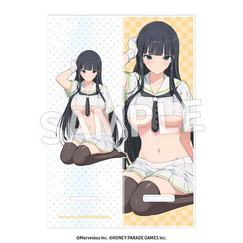 閃乱カグラ アクリルマルチスタンド 斑鳩(制服風水着) ("Senran Kagura" Acrylic Multi Stand Ikaruga (School Uniform Style Swimwear))