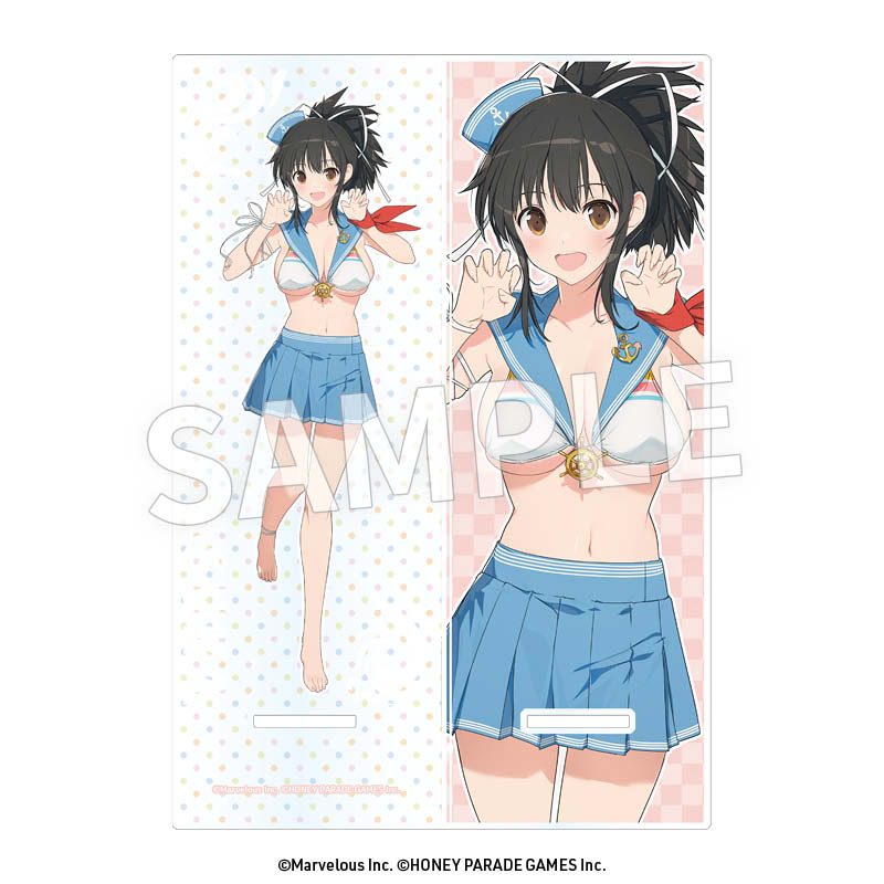 閃乱カグラ アクリルマルチスタンド 飛鳥(制服風水着) ("Senran Kagura" Acrylic Multi Stand Asuka (School Uniform Style Swimwear))