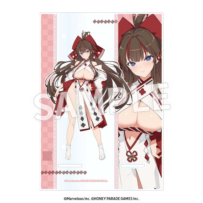 閃乱カグラ アクリルマルチスタンド 鴇(巫女風水着) ("Senran Kagura" Acrylic Multi Stand Toki (Miko Style Swimwear))