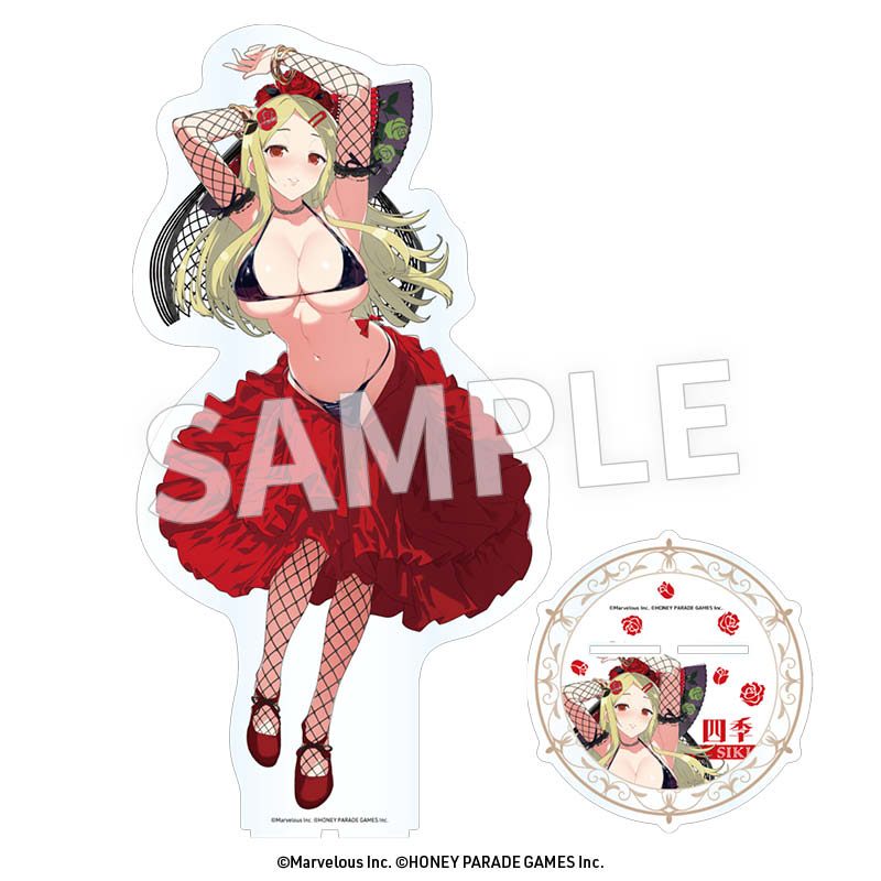 閃乱カグラ アクリルメガフィギュア 四季(フラメンコ風水着) ("Senran Kagura" Acrylic Mega Figure Shiki (Flamenco Style Swimwear))