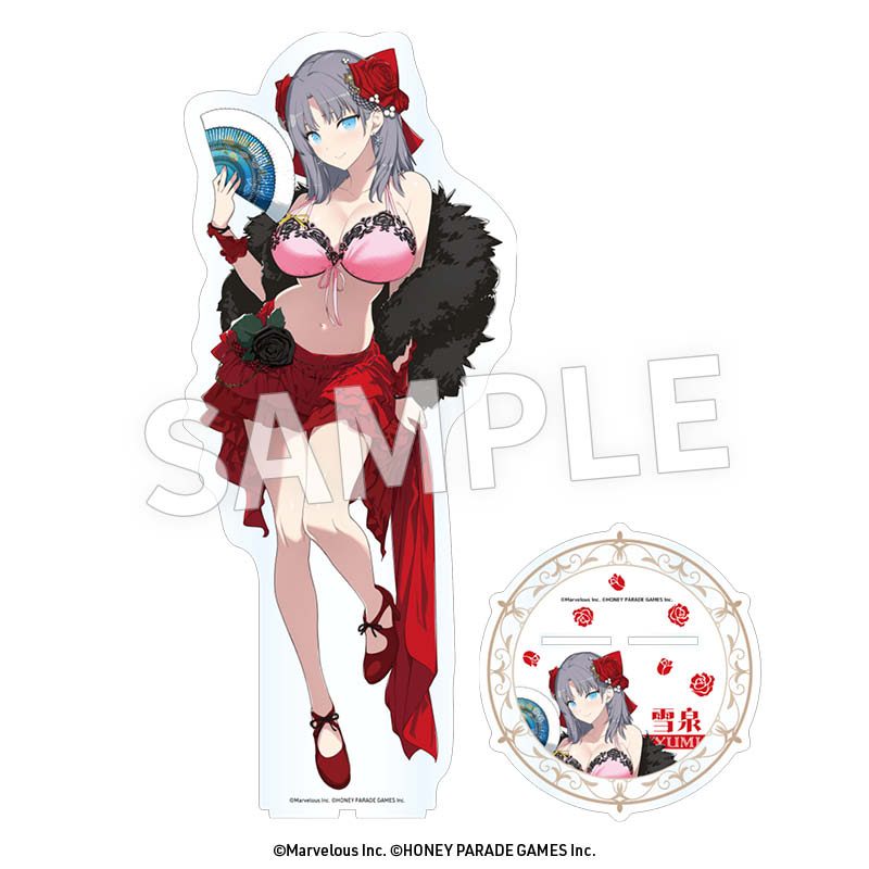 閃乱カグラ アクリルメガフィギュア 雪泉(フラメンコ風水着) ("Senran Kagura" Acrylic Mega Figure Yumi (Flamenco Style Swimwear))