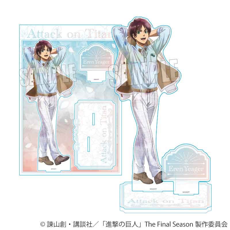 MEGAアクリルスタンド 進撃の巨人 The Final Season エレン・イェーガー(Nemophila) (Mega Acrylic Stand "Attack on Titan The Final Season" Eren Yeager (Nemophila))