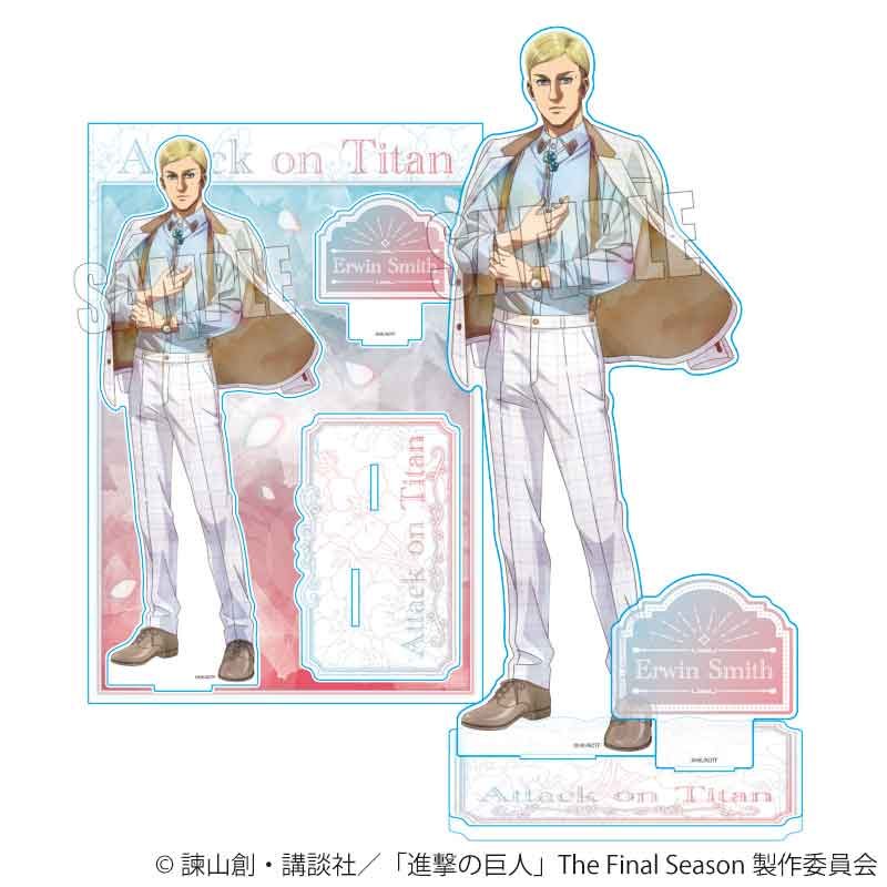 MEGAアクリルスタンド 進撃の巨人 The Final Season エルヴィン・スミス(Nemophila) (Mega Acrylic Stand "Attack on Titan The Final Season" Erwin Smith (Nemophila))