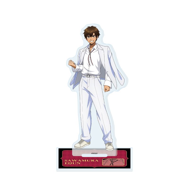 アクリルスタンド ダイヤのA act II -Second Season- 18 沢村栄純 ホワイトコーデVer.(描き下ろしイラスト) (Acrylic Stand "Ace of Diamond act II -Second Season-" 18 Sawamura Eijun White Outfit Ver. (Original Illustration))