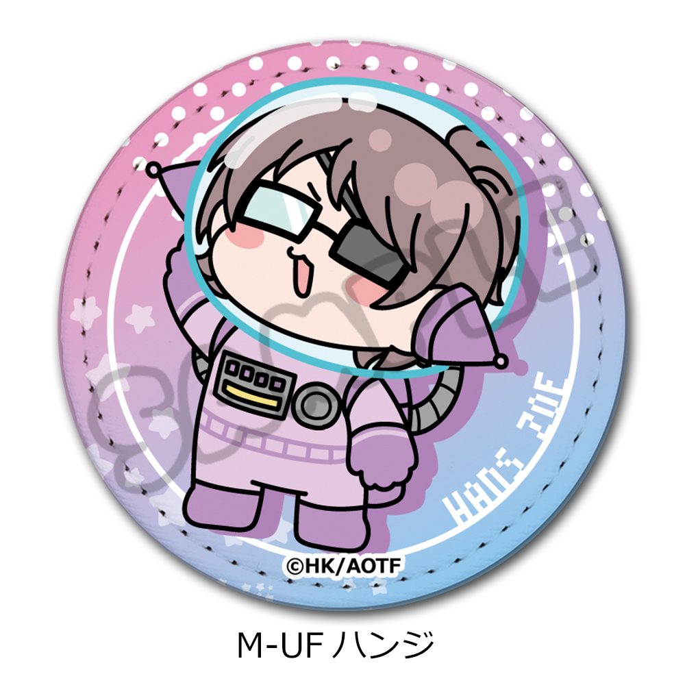 進撃の巨人 The Final Season 第17弾 レザーバッジ(丸形) M-UF ハンジ ("Attack on Titan The Final Season" Vol. 17 Leather Badge (Round) M-UF Hans)