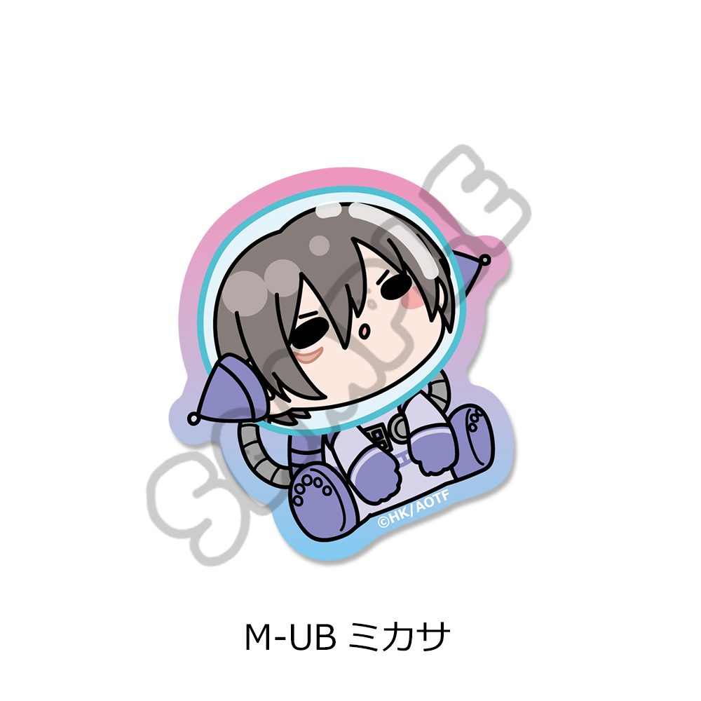 進撃の巨人 The Final Season 第17弾 クリアカードステッカー M-UB ミカサ ("Attack on Titan The Final Season" Vol. 17 Clear Card Sticker M-UB Mikasa)