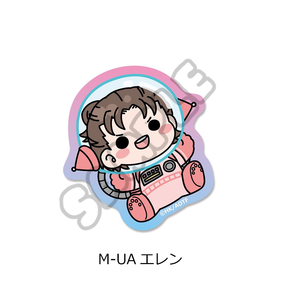 進撃の巨人 The Final Season 第17弾 クリアカードステッカー M-UA エレン ("Attack on Titan The Final Season" Vol. 17 Clear Card Sticker M-UA Eren)