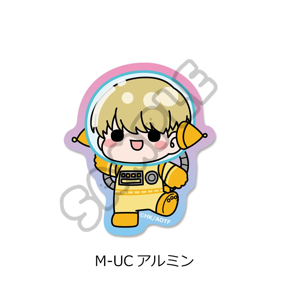進撃の巨人 The Final Season 第17弾 クリアカードステッカー M-UC アルミン ("Attack on Titan The Final Season" Vol. 17 Clear Card Sticker M-UC Armin)